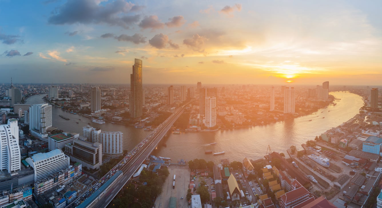 Chao Phraya River  Thailand Holiday