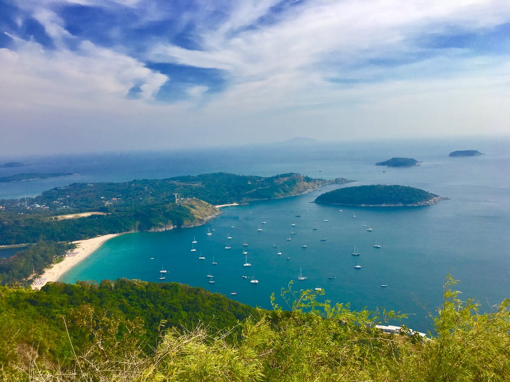 Black Rock viewpoint poi Thailand Holiday