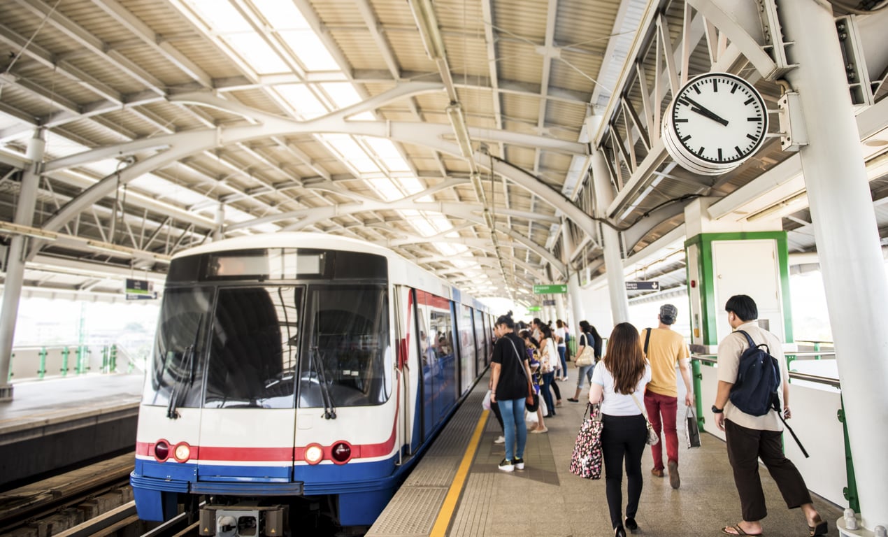 BTS Skytrain poi Thailand Holiday