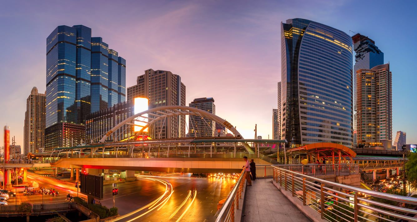 BTS Skytrain  Thailand Holiday