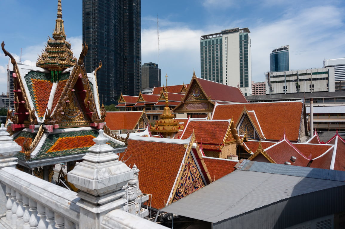 Wat Hua Lamphong poi Thailand Holiday