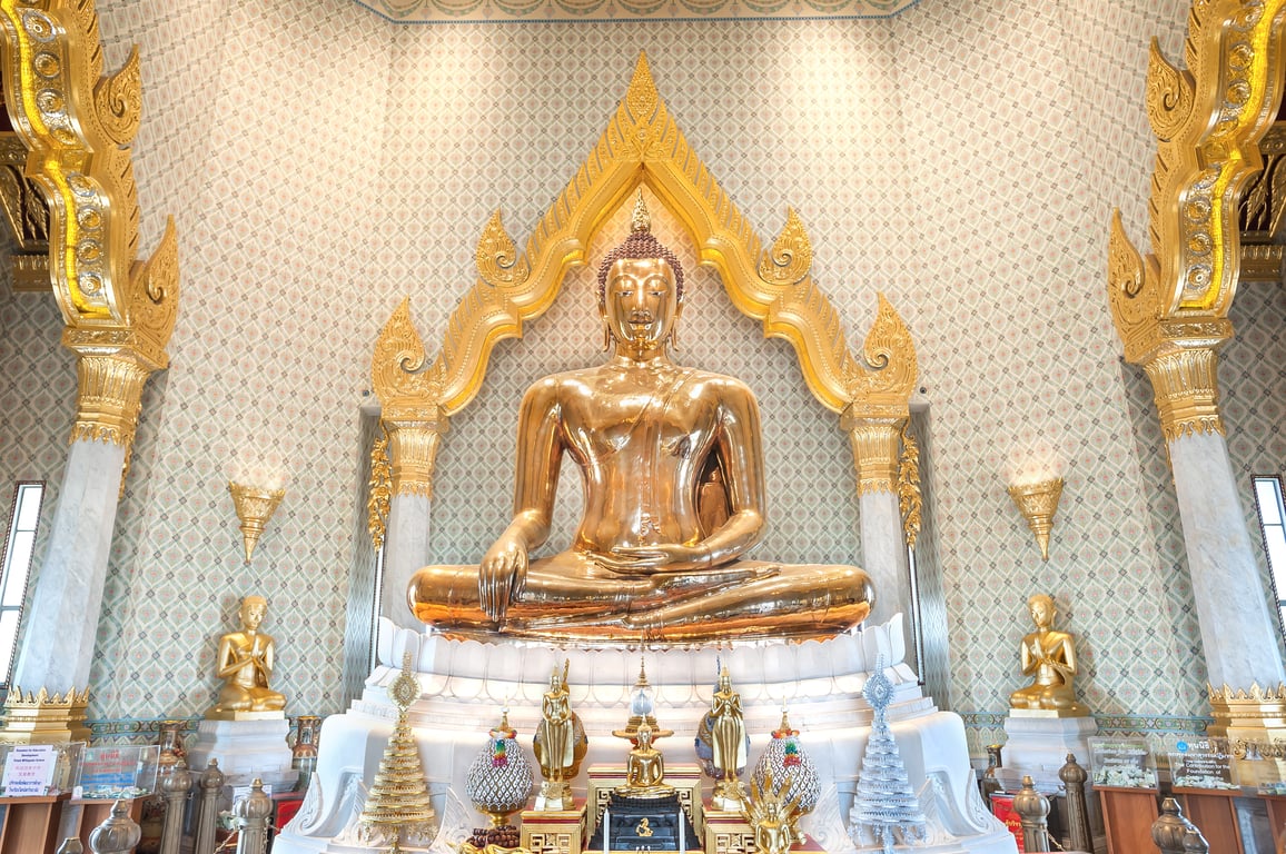 Golden Buddha Temple poi Thailand Holiday