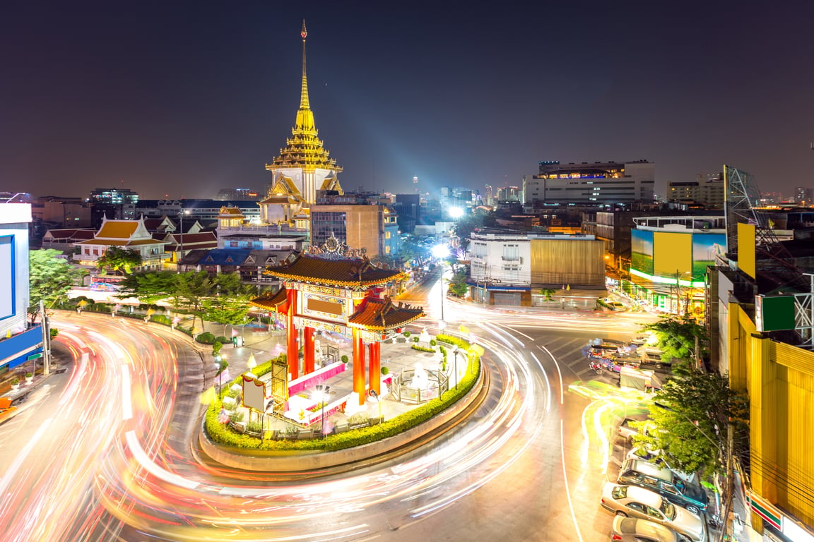 China Town Gate  Thailand Holiday