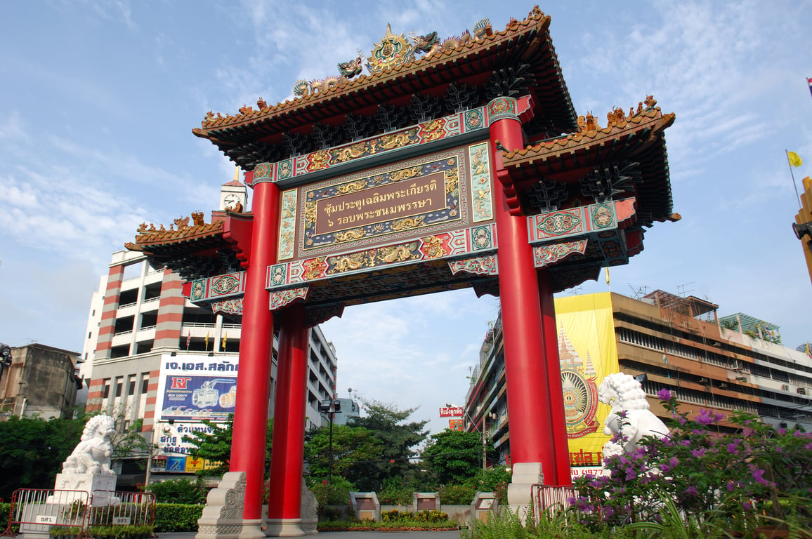 China Town Gate poi Thailand Holiday