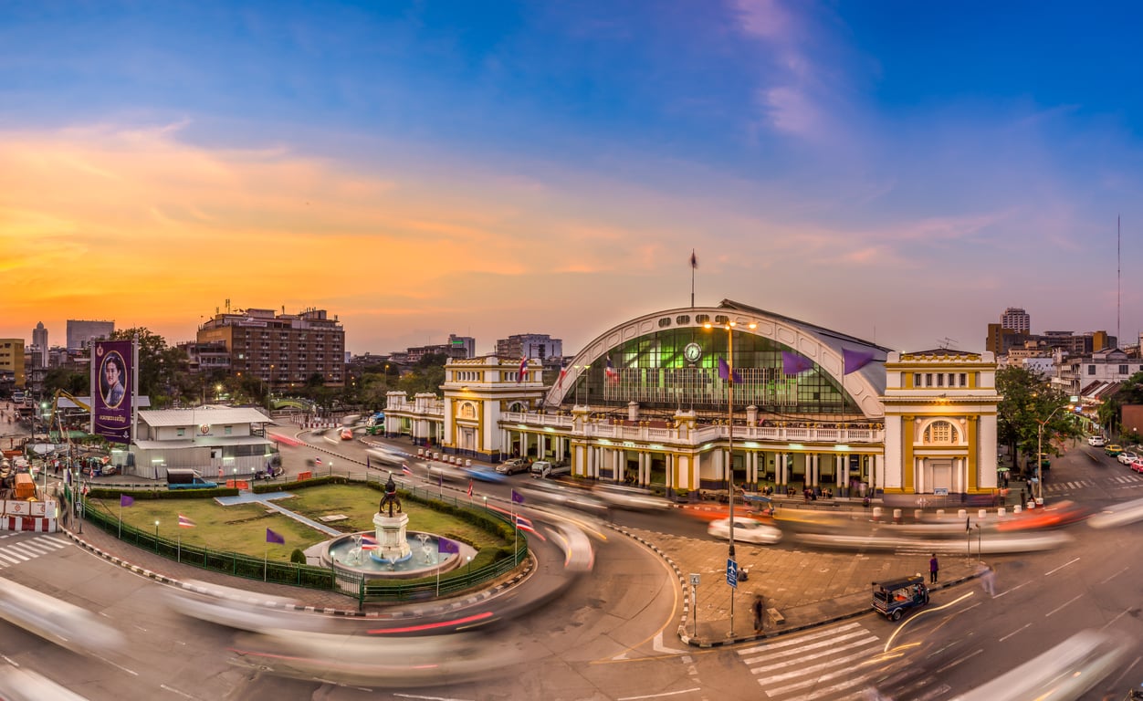 Bangkok Hua Lamphong Railway Station poi Thailand Holiday