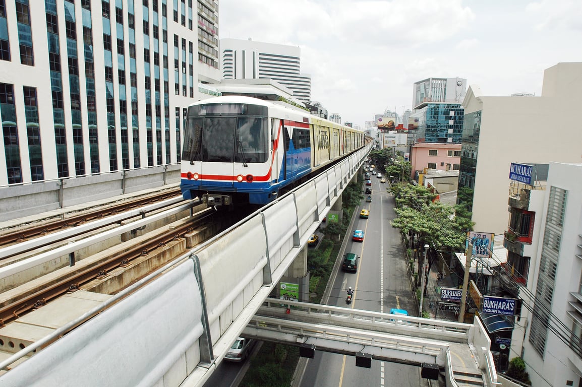 BTS Skytrain poi Thailand Holiday