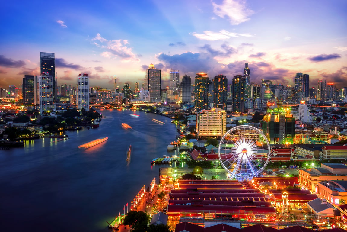 Asiatique The Riverfront in Bangkok poi Thailand Holiday