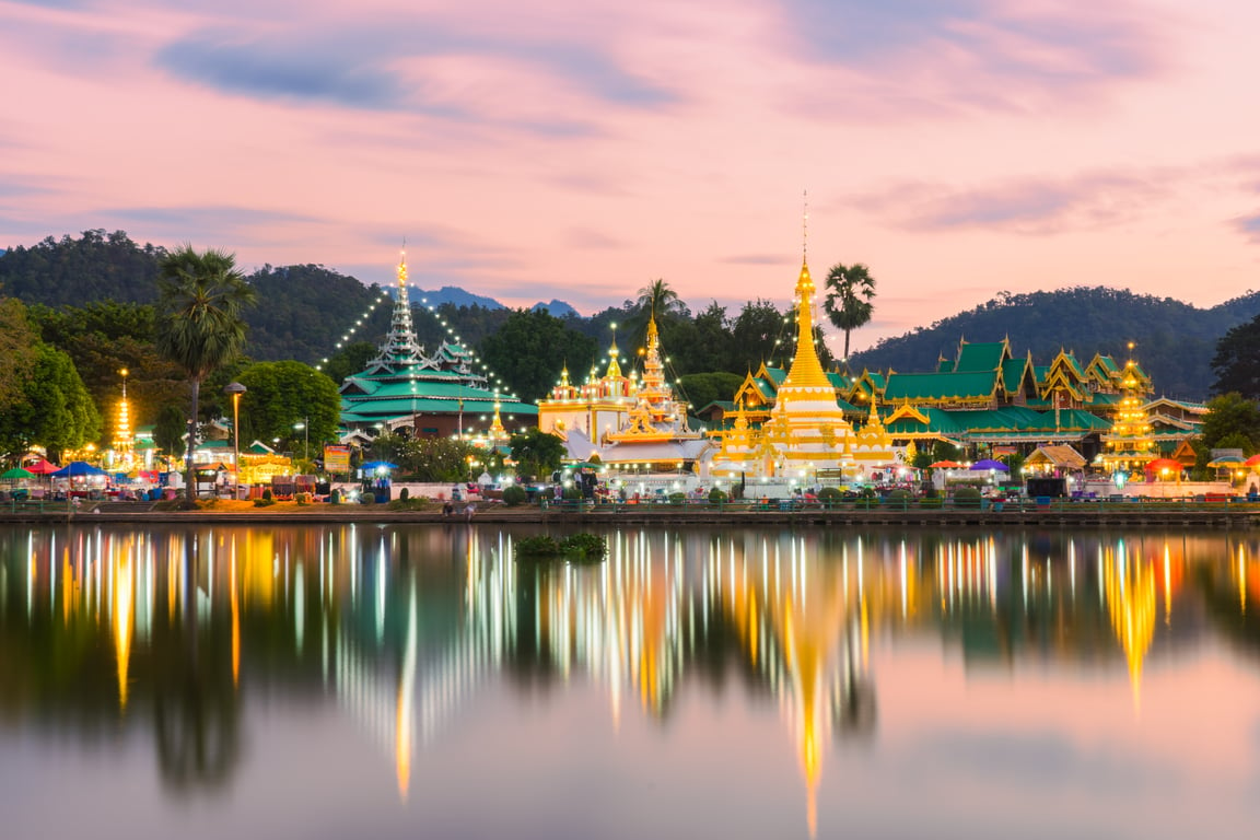 Mae Hong Son city Thailand Holiday