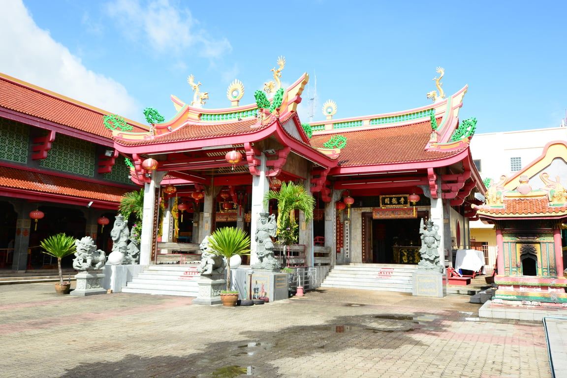 Kiew Tien Keng Shrine in Phuket  Thailand Holiday