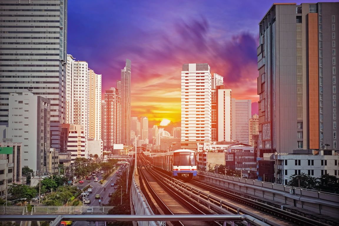 BTS Skytrain poi Thailand Holiday