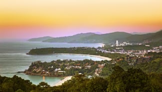 Holiday in Karon viewpoint poi in Thailand