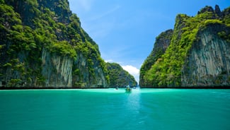 Holiday in Phi Phi Islands island in Thailand
