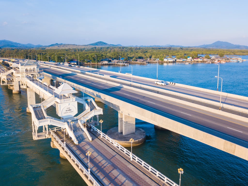 Sarasin Bridge in Phuket  Thailand Holiday