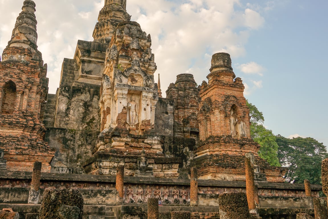 Wat Mahathat poi Thailand Holiday