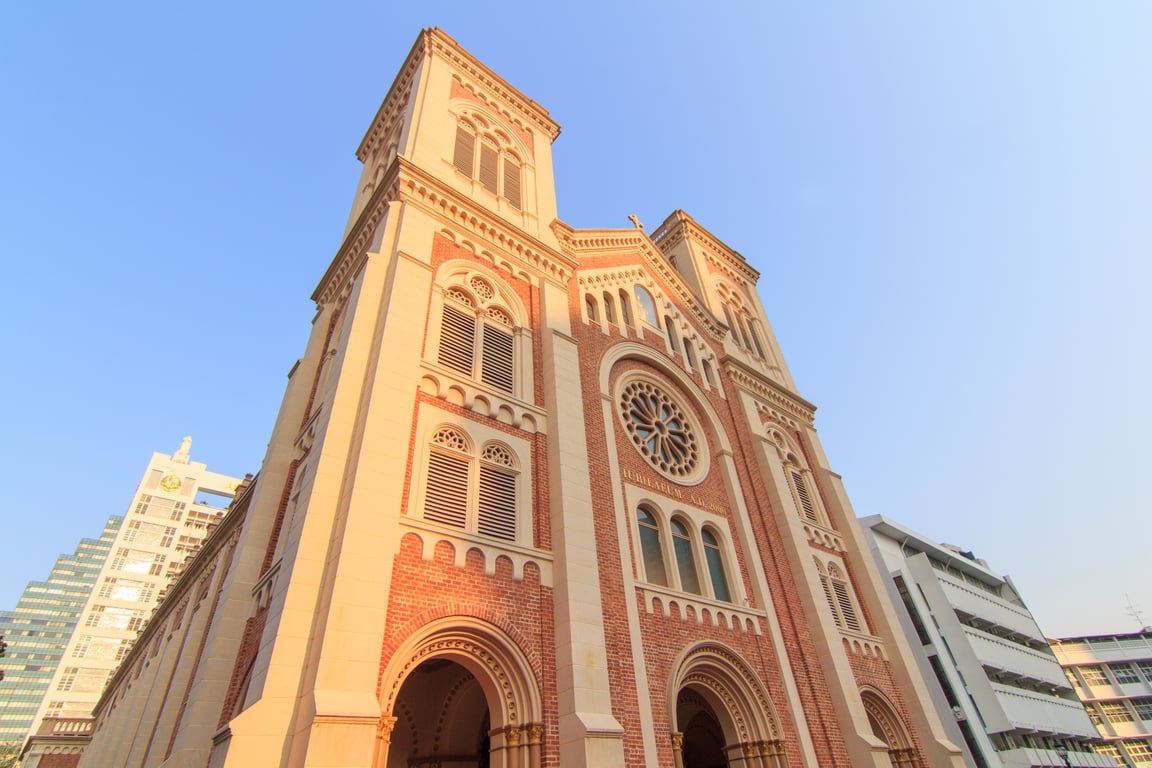 Assumption Cathedral Bangkok poi Thailand Holiday