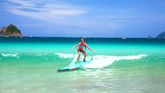 Holiday in Surfing Phuket activity in Thailand