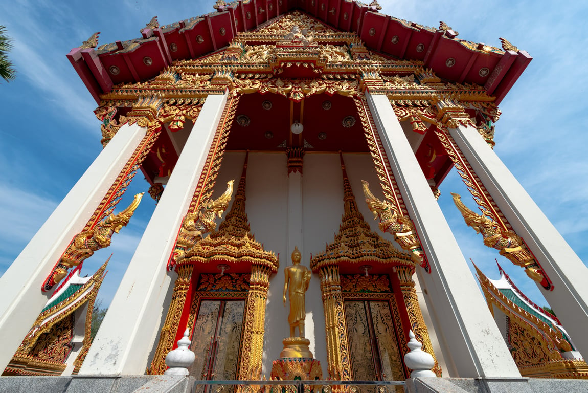 Wat Nai Harn Temple poi Thailand Holiday