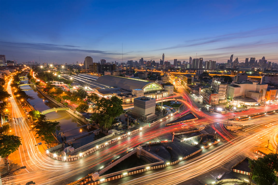 Bangkok Hua Lamphong Railway Station poi Thailand Holiday