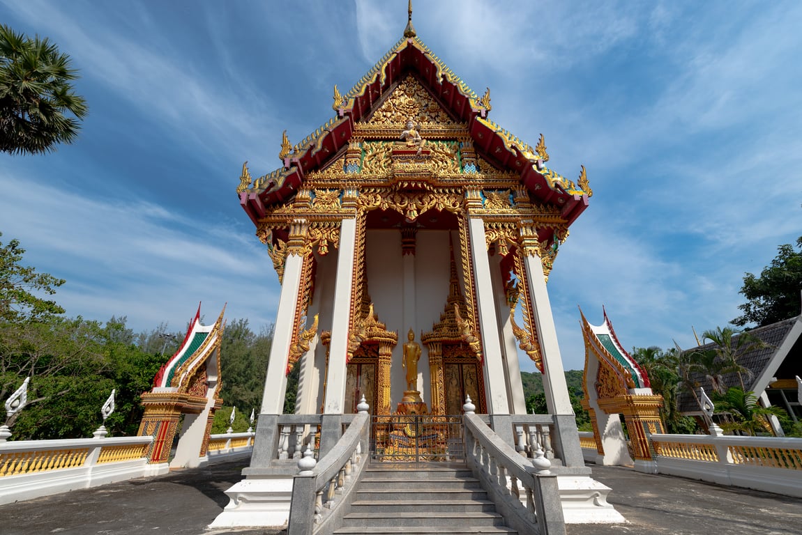 Wat Nai Harn Temple poi Thailand Holiday