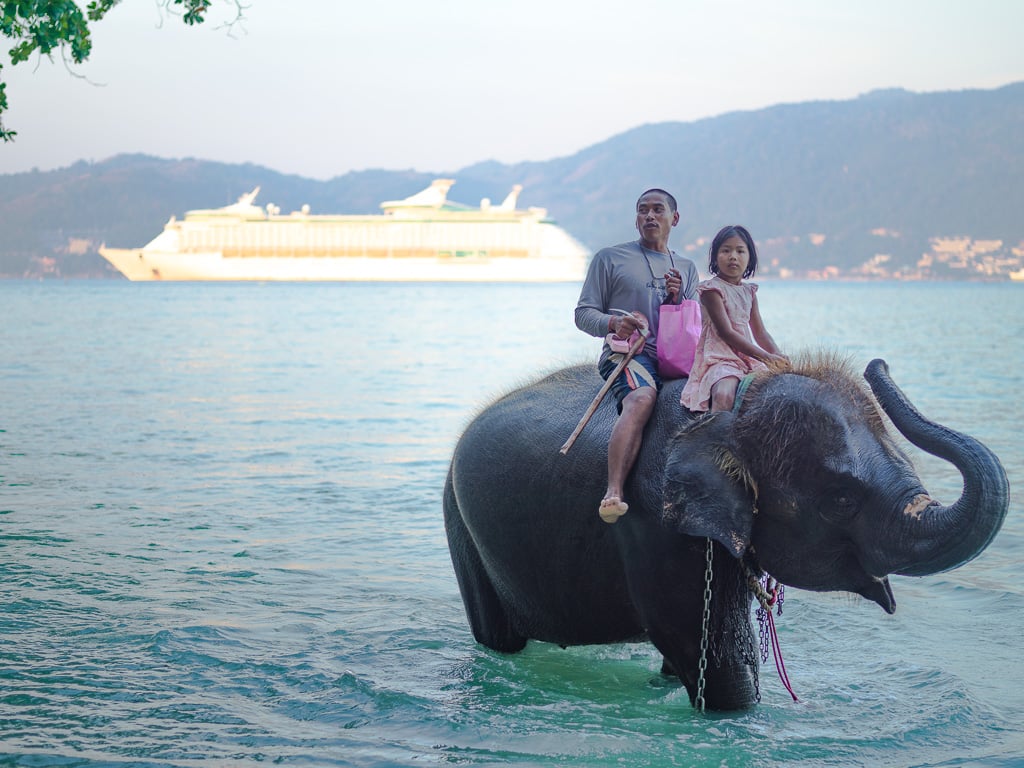 Elephant Jungle Sanctuary in Phuket poi Thailand Holiday