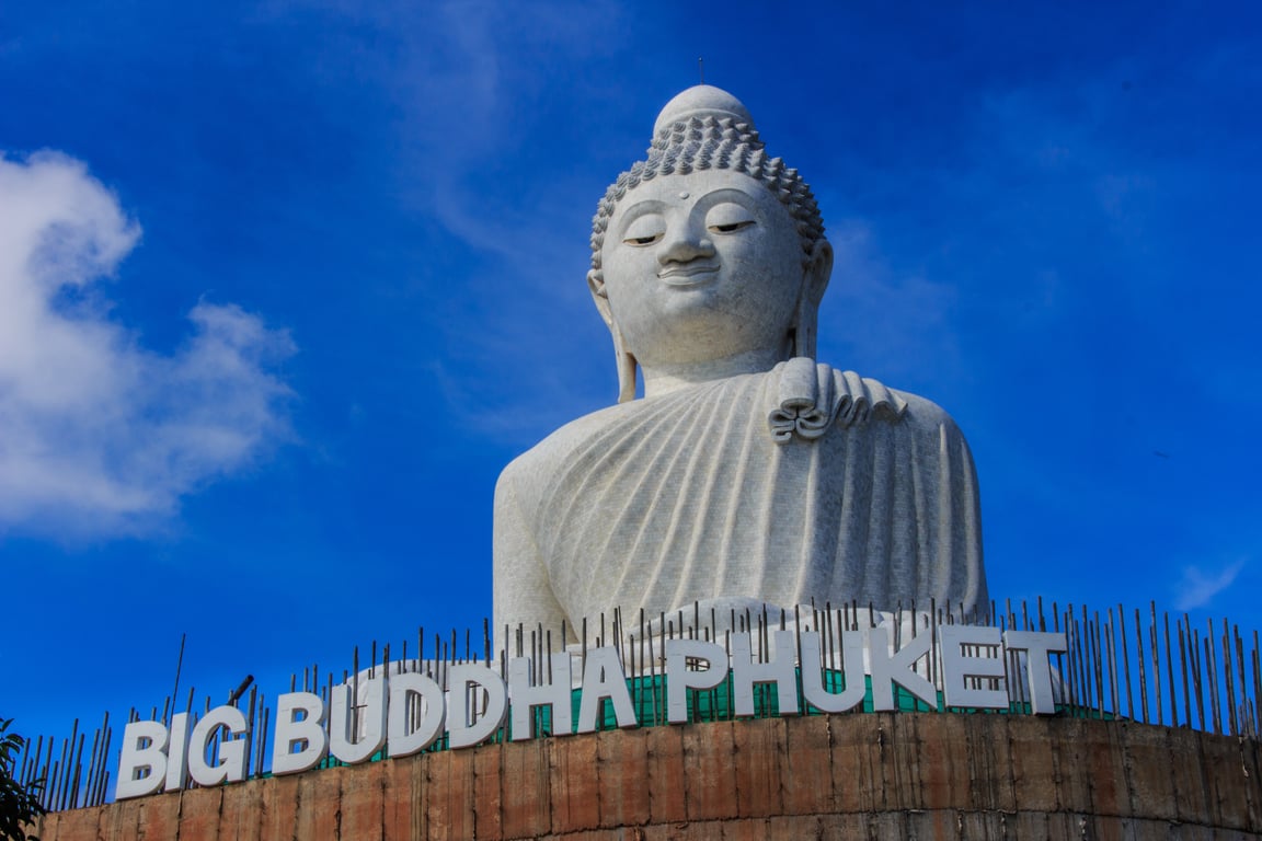 Big Buddha Phuket poi Thailand Holiday