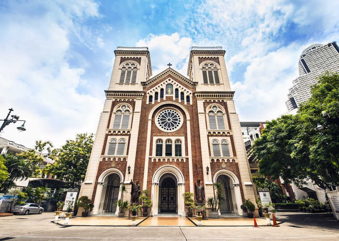 Assumption Cathedral Bangkok  Thailand Holiday