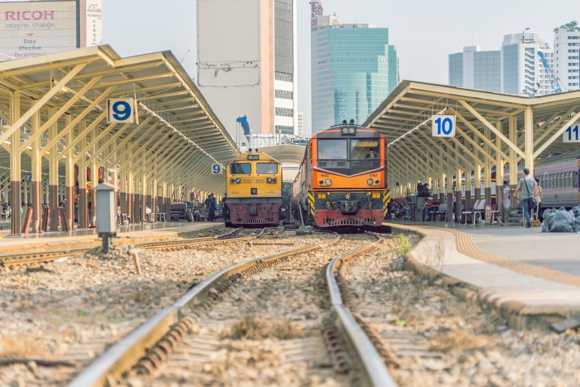 Bangkok Hua Lamphong Railway Station poi Thailand Holiday