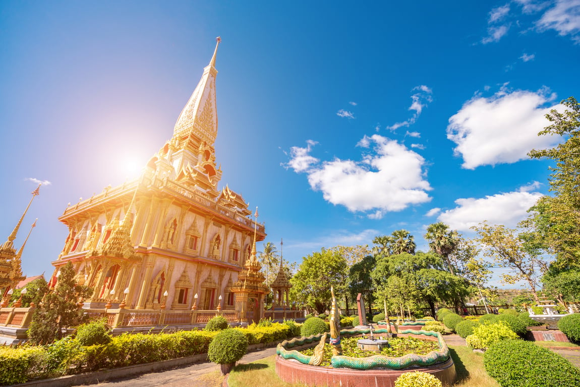 Wat Chalong in Phuket poi Thailand Holiday