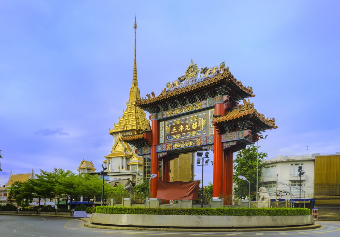 China Town Gate poi Thailand Holiday