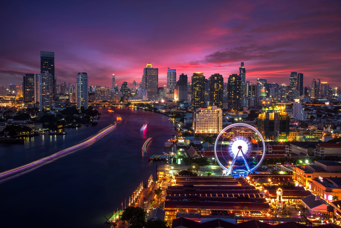 Asiatique The Riverfront in Bangkok poi Thailand Holiday