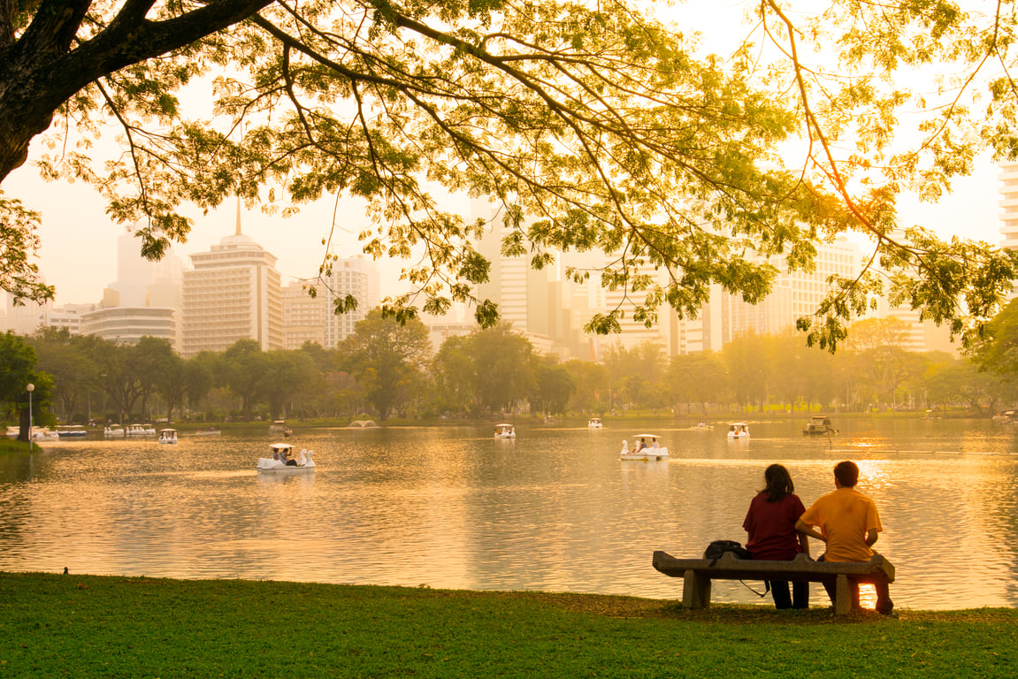 Lumpini Park poi Thailand Holiday